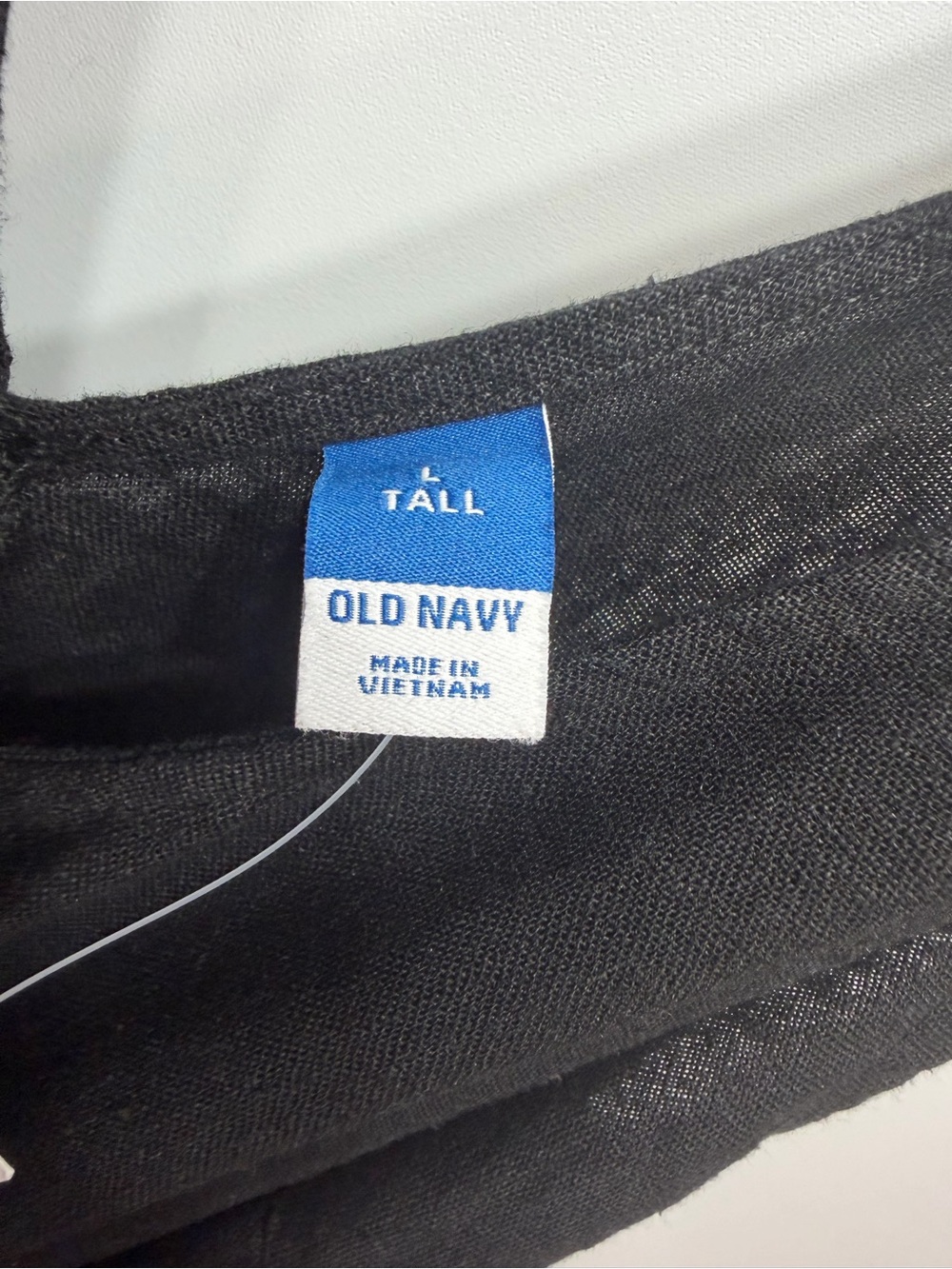 Old Navy Black Button-Front Wide-Leg Jumpsuit - Picture 13 of 14